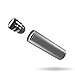 Rowkin Micro Touch Control True Wireless Earbuds Headphones: 15+ Hours Bluetooth 5 Smallest Mini Earphones & Charging Case. Deep Bass Sound Headset, Mic & Noise Reduction (Mini+ Black)