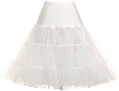 GRACE KARIN50s Petticoat Skirt Dress Crinoline Tutu Underskirts for Women