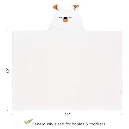 Ultra Soft Baby Hooded Towel | Extra Large and Super Absorbent Hooded Bath Towel for Babies,Toddlers | Rayon from Bamboo Baby Towel | Perfect Baby Shower Gift for Boys and Girls by Natemia