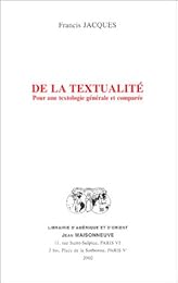 De la textualité