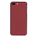 iPhone 7 Plus Case, Thinnest Cover Premium Ultra Thin Light Slim Minimal Anti-Scratch Protective - for Apple iPhone 7 Plus | totallee The Scarf (Burgundy Red)