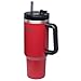 Stanley Adventure Reusable Vacuum Quencher Tumbler with Straw, Leak Proof Lid, Insulated Cup, Maintains Heat for 5.5 Hours, Cold for 9 Hours, and Ice for 40 Hours - 40oz
