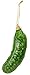 1 X Glittery Christmas Pickle Tree Ornament