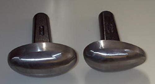 FH Two Shaping Wrought Iron Anvil Dollies Rounding Auto Body Farrier Forge Hammers