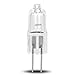 G4 Light Bulb 24V CLEAR LENS 20W 35MM Length 24 Volt Heavy Machinery Marine Train Cabin Lighting Replacement Lightbulb JC 24Volt AC DC Capsule Lamp T3 Shape Halogen 250 Lumen Industrial Commercial App
