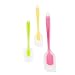 AreaJD 3-Piece Full Silicone FDA-approved Heat Resistant Nonstick Kitchen Spatulas with comfortable wide handle