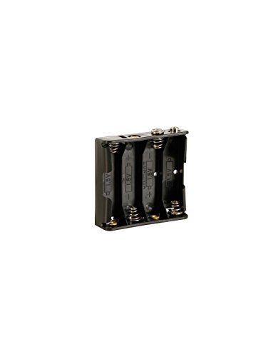 Velleman BH341B Battery Holder for 4 x AA-Cell with Snap Terminals, 1 Grade to 12 Grade