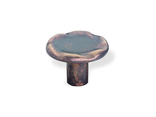 Schwinn 22726 button Furniture Knob/Zamak, diameter 30 MM, Burnished Brass