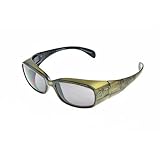 Optx 20/20 Eyedefend Allergy Glasses, Earthtone Green Haze with Sunglass Lens, Medium