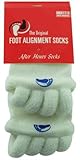 Happy Feet Women's7-9/Men's5-7 Original Foot Alignment Socks, WHITE, MEDIUM