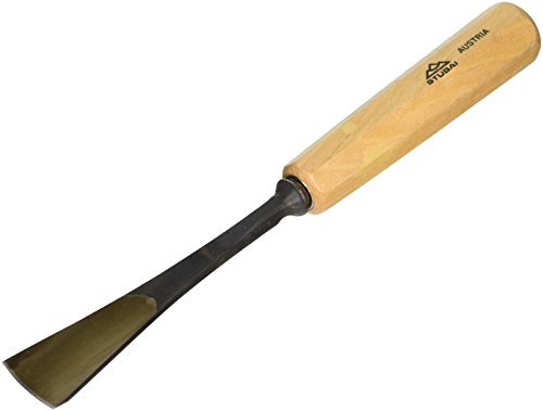 Stubai 535430 30 mm Long and Sharpened Fishtail Gouge with Handle by Stubai