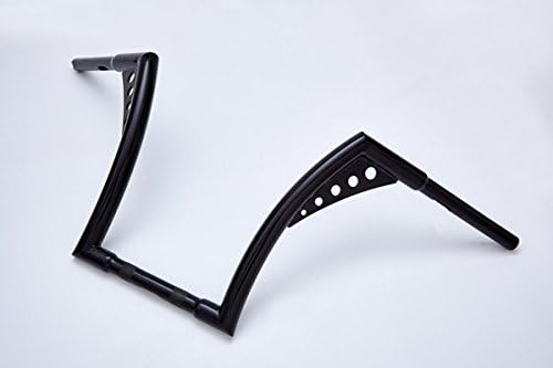 HiMotor 1" Custom Black APE HANGERS Bar FAT 1-1/4" 14 Rise Handlebars Fit Harley Sportster Softail FLST FXST