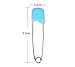 Plastic Head Baby Safety Pins Safety Locking Baby Cloth Diaper Nappy Pins Pack of 50