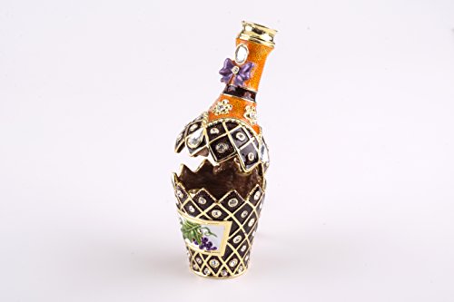 Champagne Bottle Trinket Box