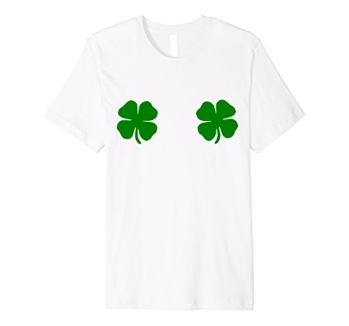 EverThreads Saint Patrick's Day Four-Leaf Clover T-Shirt