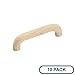 Amerock 937 Allison Value Hardware Unfinished Wood Wooden Bifold Bi-fold Door/Cabinet Hardware Handle Pull - 3