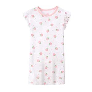 ABClothing Grils Katoenen Jurk & Zachte Nachthemd Varieert Kleuren 2-10 Jaar Oud