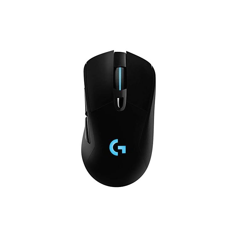 Logitech G703 Lightspeed Wireless Gaming Mouse W/Hero 25K Sensor, PowerPlay Compatible, Lightsync RGB, Lightweight 95G…