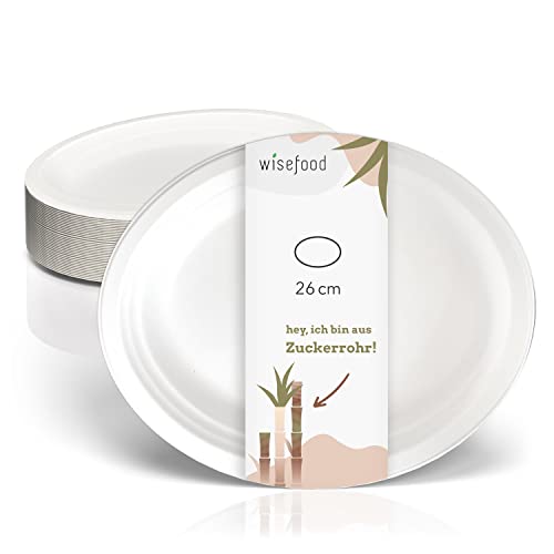 Top-Deal des Tages: Preis-Leistungs-Tipp: wisefood Zuckerrohr Teller - 50... für 10,99€. Wer zuerst kommt...