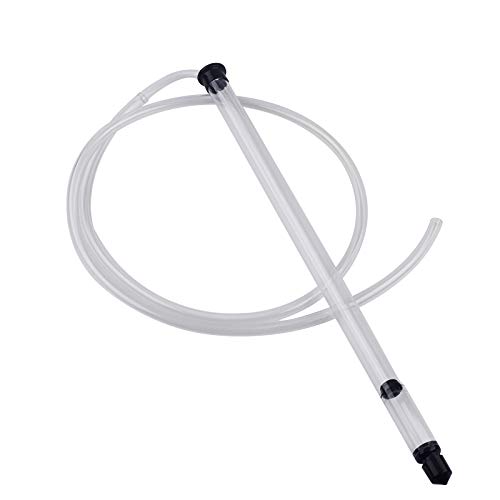 Auto Siphon for Brewing, Regular 5/16â€ Siphon with 8 feet of Tubing, Clear, 1 Piece, by ROUNDSQUARE
