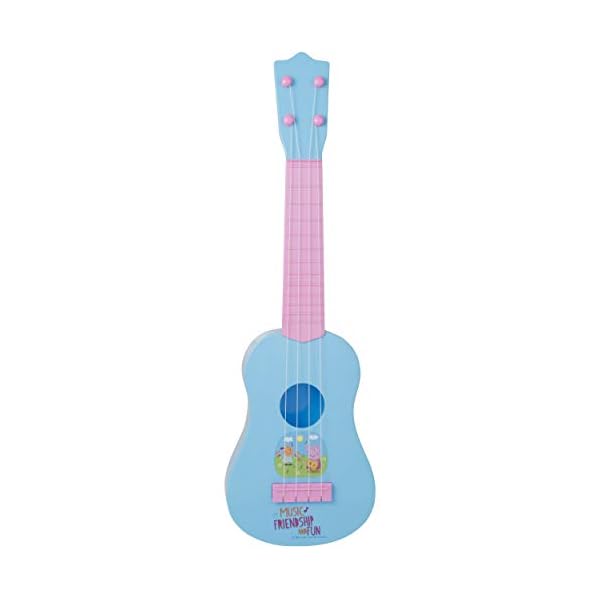 Peppa-Pig-Acoustic-Guitar-Great-Kids-Music-Toy-for-Boys-Girls-Ages-3 Peppa Pig Acoustic Guitar | Musical Toy Instruments For Kids | Peppa Pig Acoustic Toy Guitar With 4 Strings | Kids…