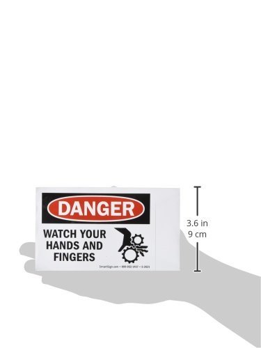 image for SmartSign by Lyle SmartSign Adhesive Vinyl OSHA Safety Sign, Legend 