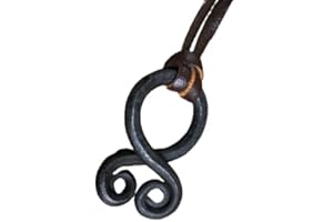 ARTIZANSTORE Pendant Viking Troll Cross Pendants - Hand-Forged Iron - Norse/Medieval/Jewelry/Skyrim