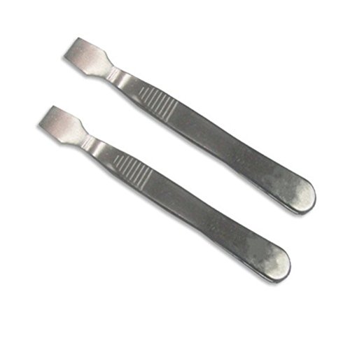 ULTNICE Tin Paste Scraper Mixing Tablet Metal Open Shell Tool Clam Crowbar Solder Paste - Thumbnail 6