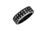 Decoder Ring Pig Pen Cipher Black Size 10