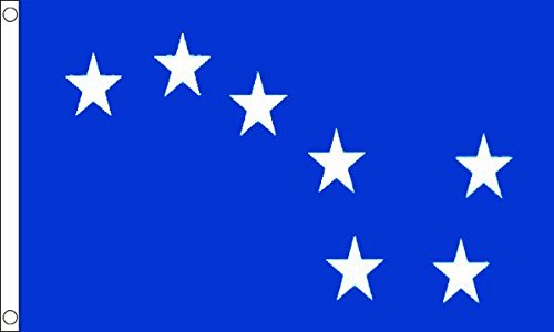 Dark Blue Starry Plough Flag - 5 x 3' (150cm x 90cm) - Irish Republican Easter Rising 1916