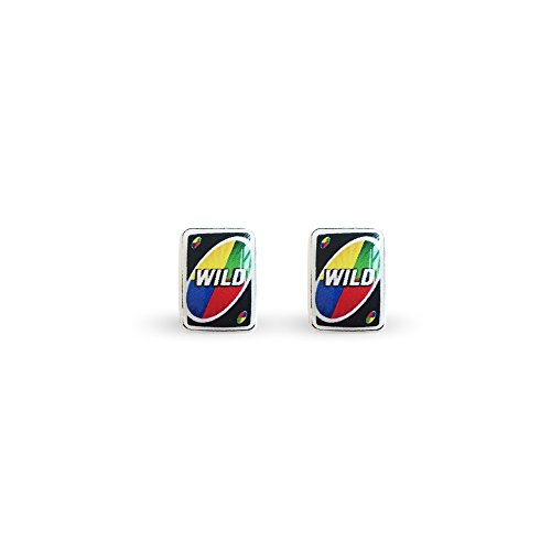 Uno Wild Card Earrings - Funny Uno Card Earrings - Quirky Earrings - Funny - Cute - Surgical Steel Posts - Nickel Free Earrings