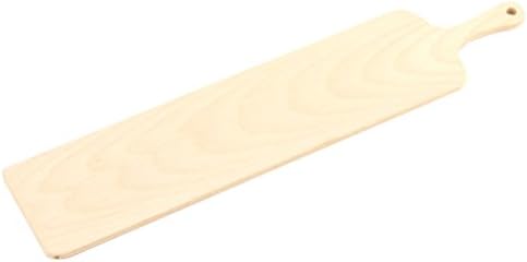 Zhhlaixing Wood Pizza Peel Paddle Serving Tray Cutting Board for Baking Homemade Pizza Bread Sushi with Handle