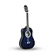 Bailando 36 Inch 3/4 Size Student Beginner Classical Nylon String Acoustic Guitar Starter Pack - Blueburst