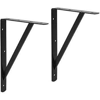 AmazonBasics AB5501 Shelf Bracket, 10 x 16, black