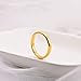 King Will Glory 4mm Gold Plated High Polished Comfort Fit Domed Tungsten Carbide Ring Wedding Band
