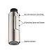 KES Kitchen Sink Faucet Sprayer Head G1/2 Replacement SUS304 Stainless Steel 2-Functions Pull Out Spray Head Brushed Finish, PFS200-BS