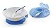Primo Passi Baby Suction Bowl with Lid Snap-in Fork & Spoon - BPA Free First Stage Self Feeding Utensils
