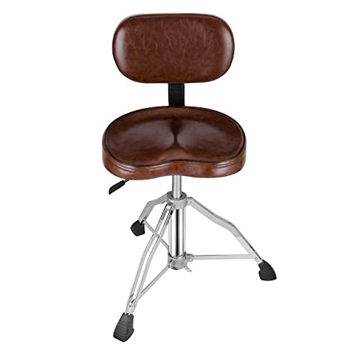 CHACHAZO Drum Throne with Backrest, Drum Chair with Back Hydraulic Drum