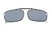 Eyekepper Large Clip On Sunglasses With Spring Draw Bar Polarized Grey Lens 57x39MM