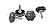Black 2014-2015 HDsmallPARTS/LocEzy® Saddlebag Mounting Hardware/Knobs are replacement/compatible for Saddlebag Quick Release Pins on Harley Davidson Touring Motorcycles