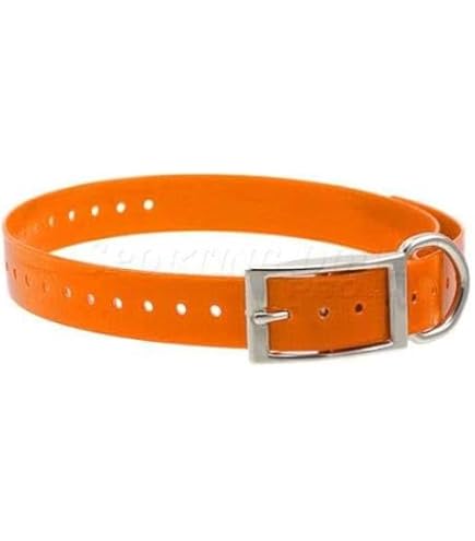 Heavy Duty 3/4" TPU Nylon Coated Dog Collar – XL Size – For Garmin Or Petsafe Training Collars