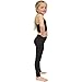 STRETCH IS COMFORT Girl's Cotton Leggings Black Medium