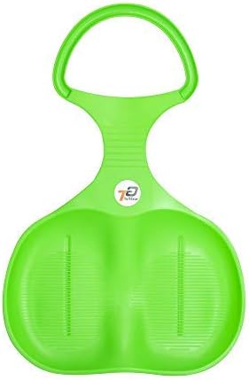 TuffGear 35 Inch Kids Snow Toboggan Sled Set for Outdoor Winter Slider Downhill Snow Board 35-inch