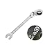 Gunpla 8 Pieces 8-17mm Flexible Head Combination Ratcheting Wrench Spanner Set Metric and SAE
