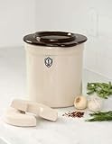5-Gallon Stoneware Pickling Crock Complete Kit