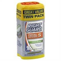 Right GuardTotal Defense 5 - Anti-perspirant & Deodorant Gel Twin Pack (2) 4 Oz. - Fresh Blast Scent