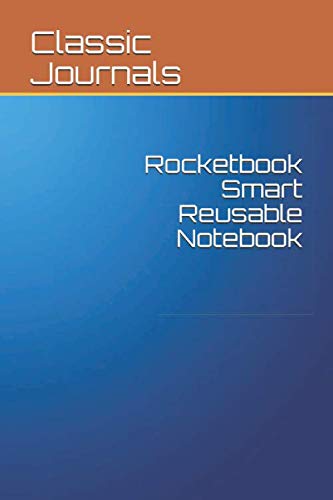 Rocketbook Smart Reusable Notebook: Dot-Grid Eco-Friendly Notebook - Midnight Blue Cover, Executive Size (6" x 9"), Hardbound Cover, Ruled Sheets (110 ... to Write In for Men & Women, Thick Paper