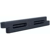 Playsafer Playground Edging Border -8" High Plastic Interlocking Timber for Playgrounds, and Play-Areas - Black - 52" L X 4" W X 8" H (Border, 6 Pack)