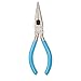 Channellock 326 6-Inch Long Nose Plier with Side Cutter, Blue