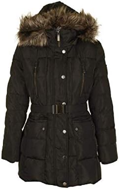 michael kors dark moss down coat